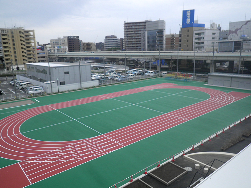 みなとみらい本町小学校グランド舗装工事